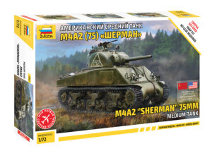 1/72 MEDIUM TANK M4A2 SHERMAN 75MM