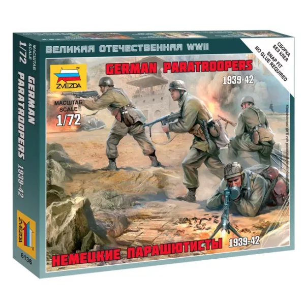 1/72 GERMAN PARATROOPS 1939-42 WWII