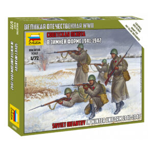 1/72 SOVIET INFANTRY IN WINTER UNIFORM 1941-1942 WWII