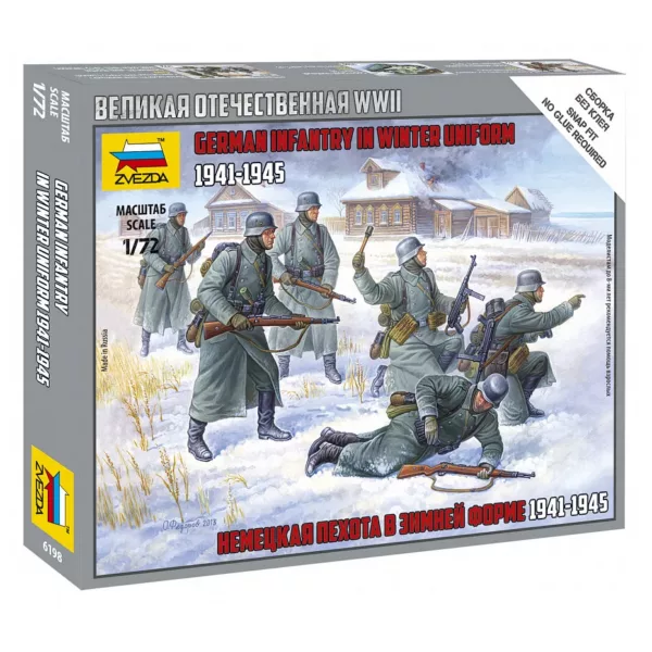 1/72 GERMAN INFANTRY IN WINTER UNIFORM 1941-1945 WWII