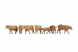 K?he, braun