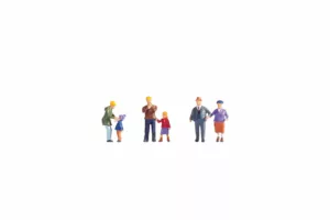 Familie Meier im Winter