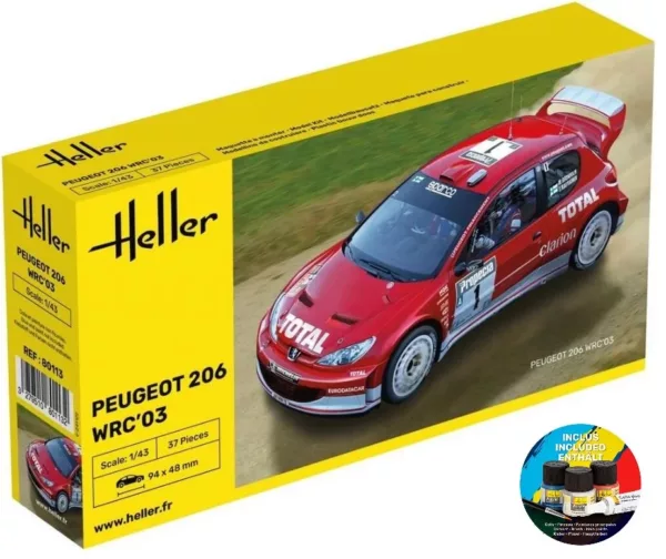 1/43 STARTER KIT PEUGEOT 206 WRC '03