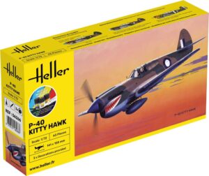 hel56266 1/72 STARTER KIT P-40 KITTY HAWK