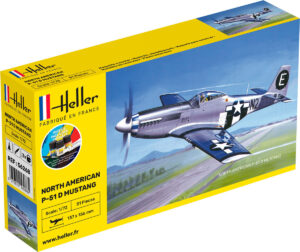 hel56268 1/72 STARTER KIT NORTH AMERICAN P-51 D MUSTANG