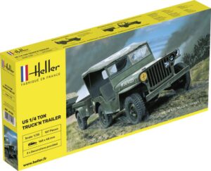 1/35 US 1/4 TON TRUCK 'N TRAILER