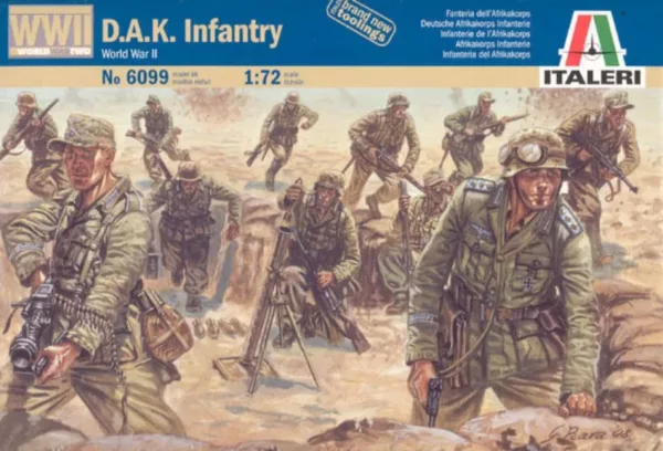 1/72 D.A.K. INFANTRY WWII