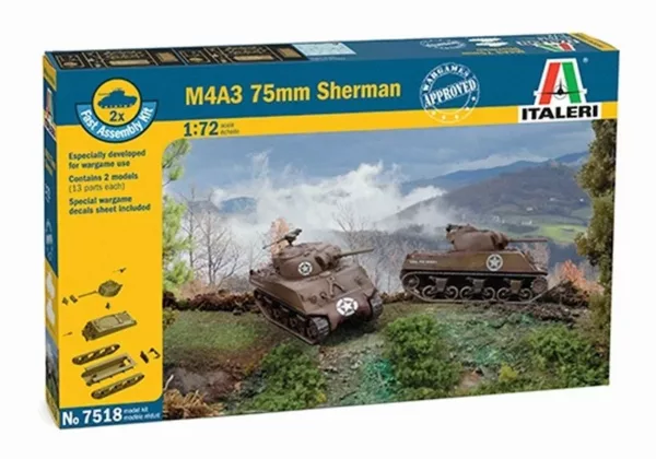 1/72 M4A3 75MM SHERMAN