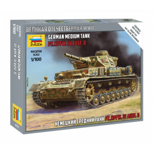 1/100 GERMAN MEDIUM TANK PZ-IV AUSF.D WWII