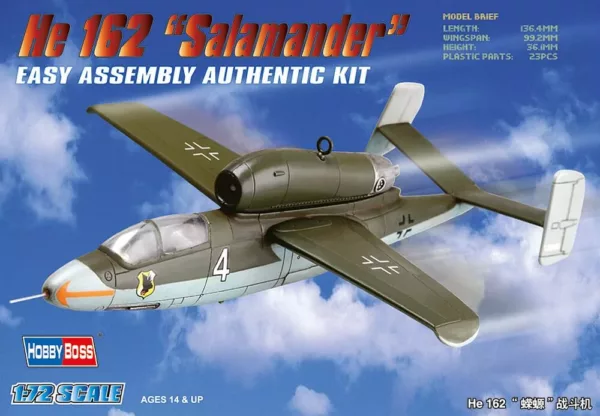 1/72 HEINKEL HE 162 SALAMANDER