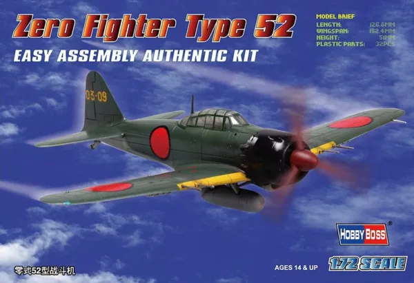 1/72 ZERO FIGHTER TYPE 52