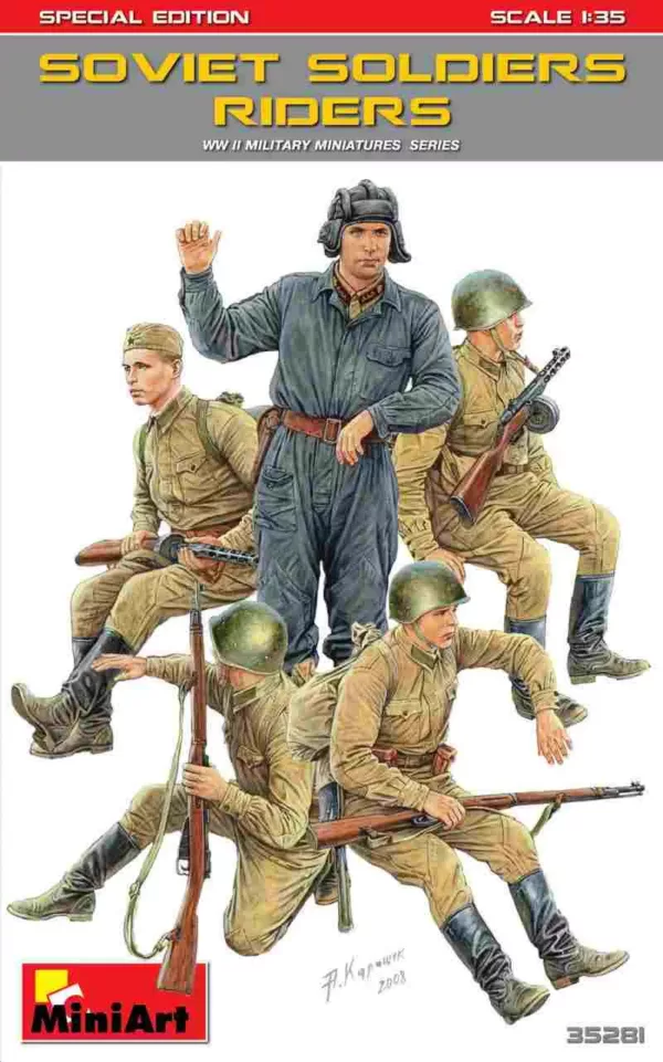 1/35 SOVIET SOLDIERS RIDERS. SPECIAL EDITION