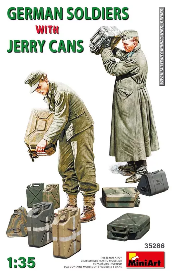 1/35 GERMAN SOLDIER W/JERRY CANS