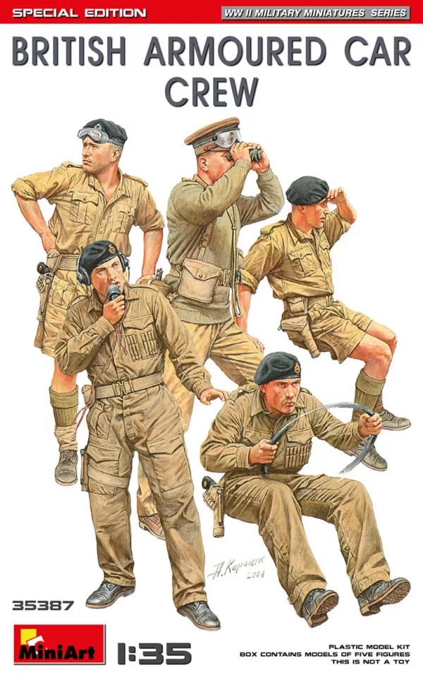1/35 BRITISH ARMOURED CAR CREW SPECIAL EDITION