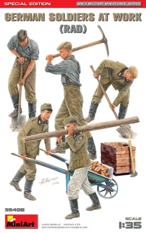 1/35 GERMAN SOLDIERS AT WORK (RAD) WWII