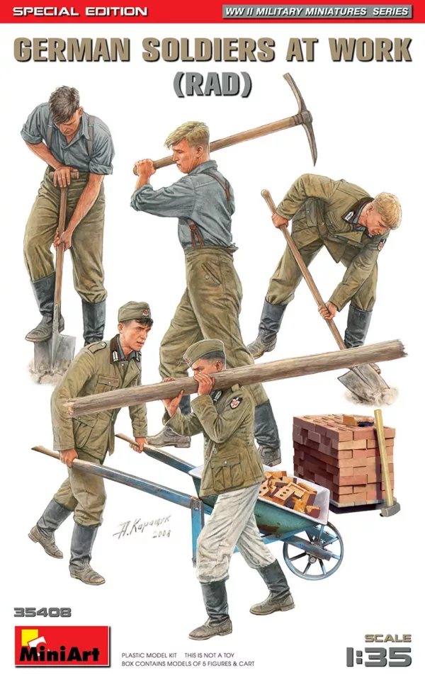 1/35 GERMAN SOLDIERS AT WORK (RAD) WWII