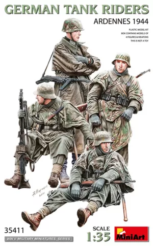 1/35 GERMAN TANK RIDERS. ARDENNES 1944