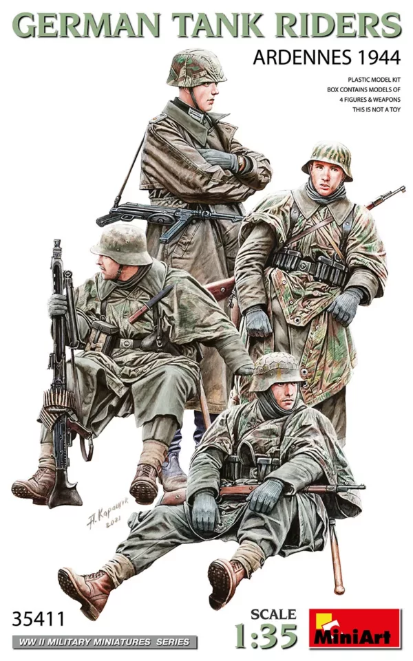1/35 GERMAN TANK RIDERS. ARDENNES 1944