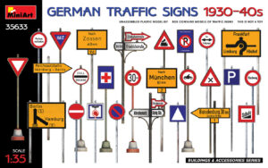 1/35 GERMAN TRAFFIC SIGNS 1930-40'S