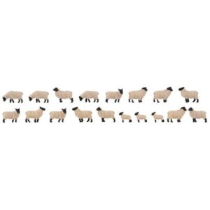 1/87 ZWARTKOP SCHAPEN 18 STUKS