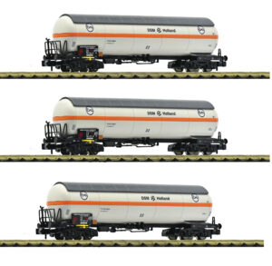 Fleischmann 849119 3-delige set Drukgasketelwagens DB EVA/DSM Holland Tp. V