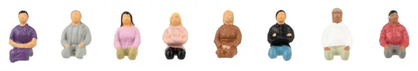 1/87 ZITTENDE MENSEN ZONDER BENEN