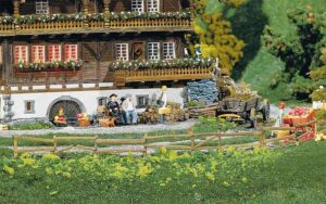 fa180406 1/87 TUIN- EN WEIDEHEKKEN 2360 MM 4 STUKS