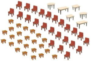 1/87 7 TAFELS EN 48 STOELEN