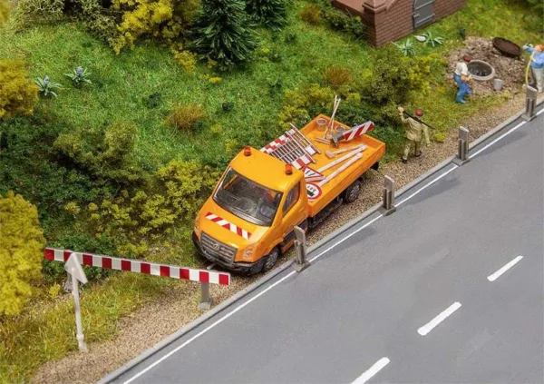 1/87 SET VERKEERSBORDEN VOOR BOUWPLAATS