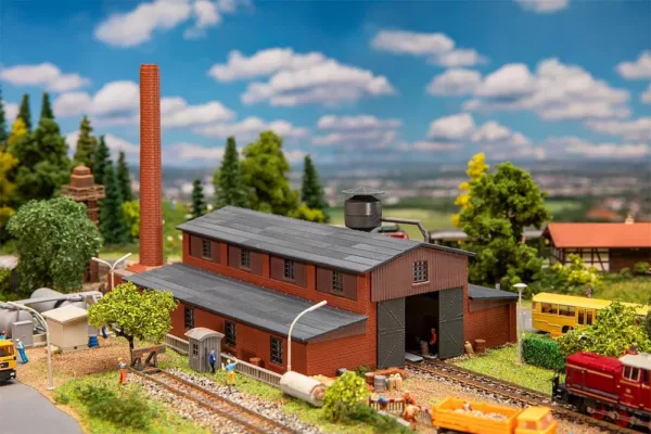 1/160 FABRIEK MET SCHOORSTEEN