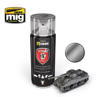 TITANS HOBBY GUN METAL PRIMER 400 ML SPRAY
