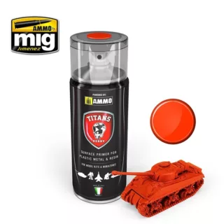 TITANS HOBBY ROYAL RED MATT PRIMER 400 ML SPRAY