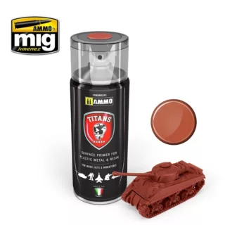 TITANS HOBBY RUST BASE MATT PRIMER 400 ML SPRAY
