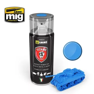 TITANS HOBBY SPACE BLUE MATT PRIMER 400 ML SPRAY