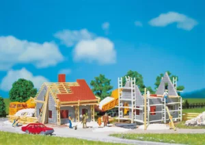 232223 Faller 232223 - 2 Huizen in aanbouw