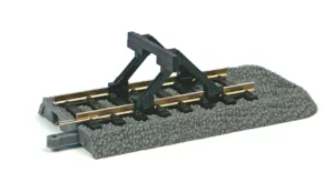 26307_55446 Gleis m. Bett. Gleisboschung Endstuck mit Prellbock