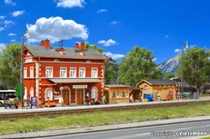 H0 Bahnhof Langenthal mit Nebengebauden