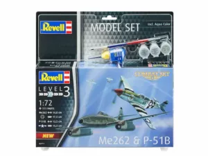 Model Set Combat Set Me262 & P-51B Mustang