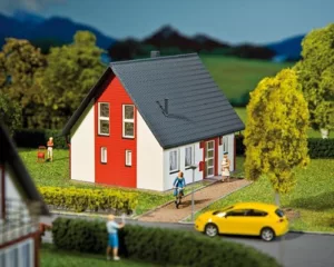 faller-232320-n-eengezinswoning-rood Faller 232320 - Eengezinswoning, rood