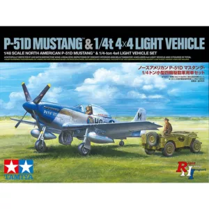 P-51D Mustang & 1/4t 4x4 light vehicle
