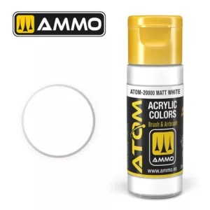 ATOM ACRYLIC COLOR MATT WHITE