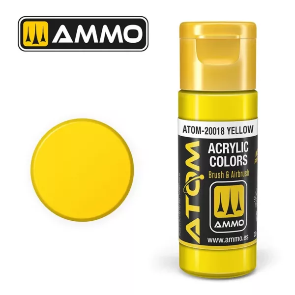 ATOM ACRYLIC COLOR YELLOW