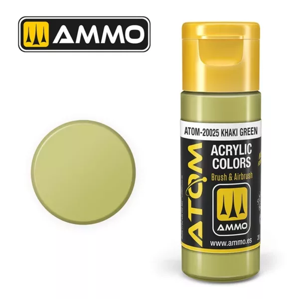 ATOM ACRYLIC COLOR KHAKI GREEN