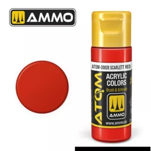ATOM ACRYLIC COLOR SCARLET RED