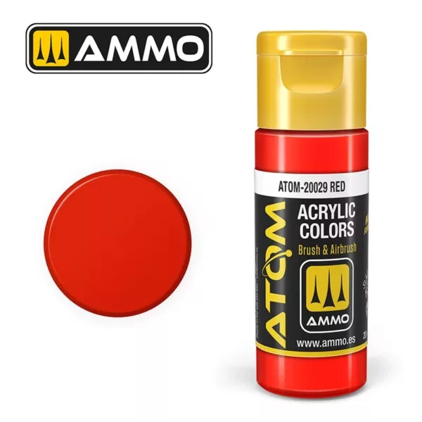 ATOM ACRYLIC COLOR RED