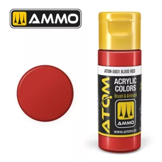 ATOM ACRYLIC COLOR BLOOD RED