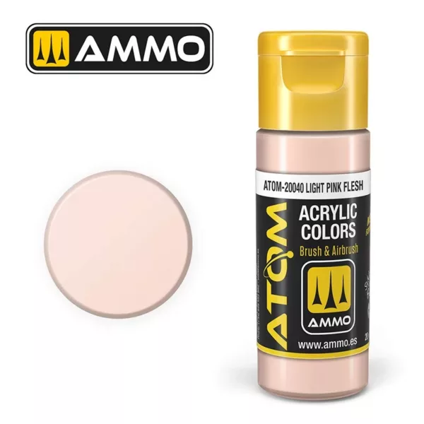 ATOM ACRYLIC COLOR LIGHT PINK FLESH