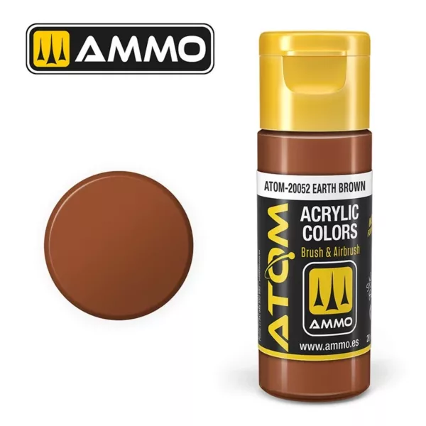 ATOM ACRYLIC COLOR EARTH BROWN