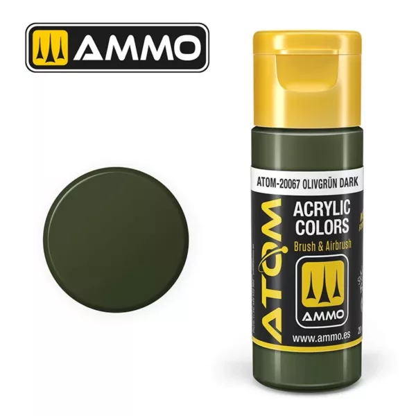 ATOM ACRYLIC COLOR OLIVGRÜN DARK
