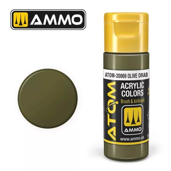ATOM ACRYLIC COLOR OLIVE DRAB